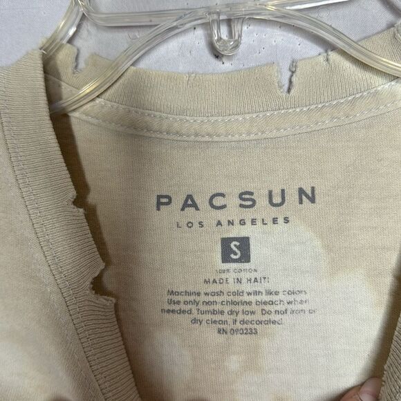 PacSun Men’s Wild Horse Bleached Short Sleeve T-shirt. Size Small. - Picture 4 of 6